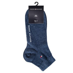 Tommy Hilfiger Sada 2 párů pánských nízkých ponožek Tommy Hilfiger 342025001 Jeans 356 39/42