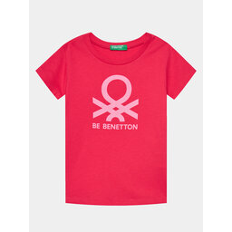 United Colors Of Benetton United Colors Of Benetton Футболка 3096G10D7 Рожевий Regular Fit