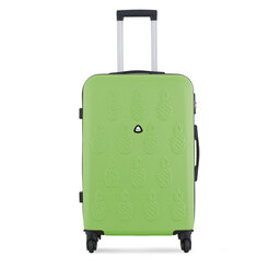Semi Line Μεγάλη Βαλίτσα Semi Line T5949-3 Πράσινο