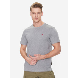 Napapijri Napapijri T-Shirt Salis NP0A4H8D Grau Regular Fit