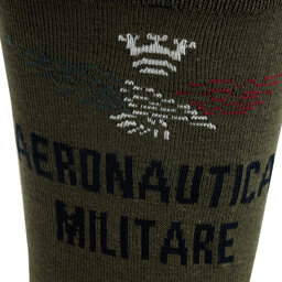 

Високі чоловічі шкарпетки Aeronautica Militare 231CZ011L499 Verde 39284, Зелений
