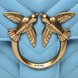 

Сумка Pinko Love Lady Puff Classic Cl PE 22 PLTT 100043 A0GK Azzurro Cielo E42Q, Голубий