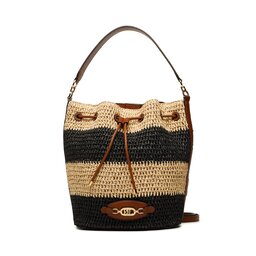 Lauren Ralph Lauren Handväska Lauren Ralph Lauren Andie 25 431891075001 Natural/Black/Lauren Tan
