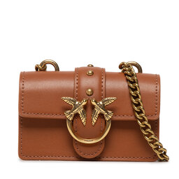 Pinko Geantă Pinko Love Micro Simply AI 22-23 PLTT 1P22XN Y5H7 Cuoio L58Q