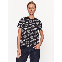 Just Cavalli Just Cavalli T-Shirt 75PAH610 Μαύρο Regular Fit