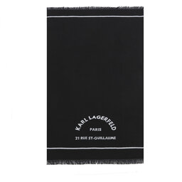 KARL LAGERFELD Хавлиена кърпа KARL LAGERFELD 230W3957 Black/White