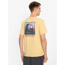 Quiksilver Quiksilver Marškinėliai Qs Bubble Stamp EQYZT07258 Geltona Regular Fit