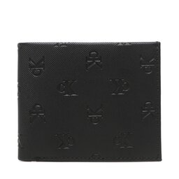 Calvin Klein Jeans Mazs vīriešu maks Calvin Klein Jeans Monogram Soft Bifold Aop K50K510738 0GK