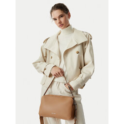 Calvin Klein Handtasche Calvin Klein Webbing 2X Strap Lg Camera Bag LV04F3642G Beige