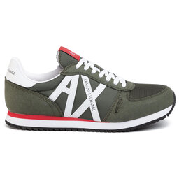 

Снікерcи Armani Exchange XUX017 XV028 K494 Green/Red, Зелений