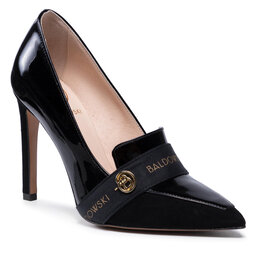 Baldowski Scarpe stiletto Baldowski D03647-1451-001 Zamsz Czarny/Lakier Czarny
