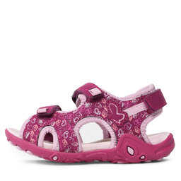 Geox Sandaler Geox J Sandal Whinberry G J35GRD0CE15CP8E8 M Dk Raspberry/Pink