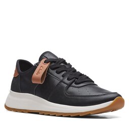 Clarks Īsi apavi Clarks DashLite Run 26172003 Black Leather