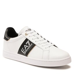 EA7 Emporio Armani Snīkeri EA7 Emporio Armani X8X102 XK346 Q678 White+Black+Gold
