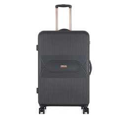 Semi Line Μεγάλη Βαλίτσα Semi Line T5787-3 Μαύρο