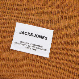 

Шапкa Jack&Jones Jaclong Knit Beanie 12150627 Rubber, Коричневий