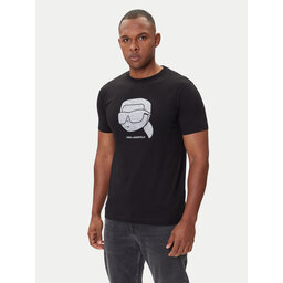 KARL LAGERFELD KARL LAGERFELD Camiseta 755066 554242 Negro Regular Fit