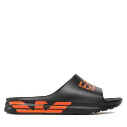 

Шльопанці EA7 Emporio Armani BP008 XK337 M538 Black/Orange Fluo, Чорний