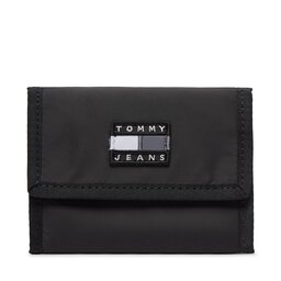 Tommy Jeans Мъжки портфейл Tommy Jeans Tjm Heritage Trifold AM0AM11714 Black BDS