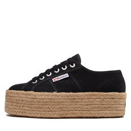 

Еспадрильї Superga 2790 Rope S51186W Black 999, Чорний