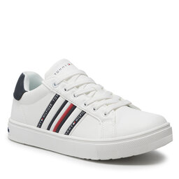 Tommy Hilfiger Sneakers Tommy Hilfiger Low Cut Lace T3B4-32229-0621X S White/Blue 336