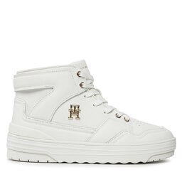 Tommy Hilfiger Sneakers Tommy Hilfiger Th Basket Hi FW0FW07757 Écru
