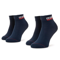 Levi's® Set di 2 paia di calzini corti unisex Levi's® 37157-0147 Dress Blue
