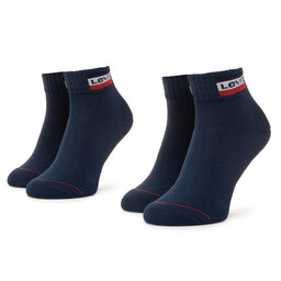 Levi's® Set od 2 para unisex niskih čarapa Levi's® 37157-0147 Tamnoplava
