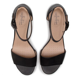 

Босоніжки Clarks Deva Mae 261400074 Black Leather, Чорний