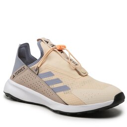 adidas Boty adidas Terrex Voyager 21 Slip-On HEAT.RDY Travel Shoes HP8625 Béžová