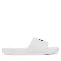 Lacoste Şlapi Lacoste Serve Sliders 7-49CMA0041 Alb