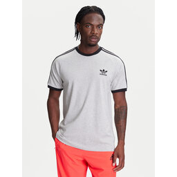 adidas adidas Marškinėliai adicolor Classics 3-Stripes JY1369 Pilka Slim Fit