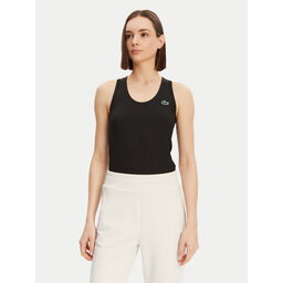 Lacoste Lacoste Τοπ TF4874 Μαύρο Slim Fit