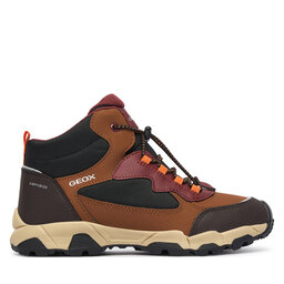Geox Schnürschuhe Geox J Magnetar Boy B Abx J463ZC 050FU C6311 D Braun