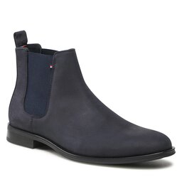 Tommy Hilfiger Botines Chelsea Tommy Hilfiger Casual Hilfiger Nubuck Chelsea FM0FM04180 Desert Sky DW5