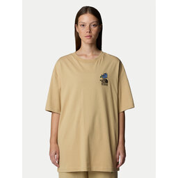 The North Face The North Face Majica Unisex Mountain Cleanup NF0A8C4D Bež Oversize