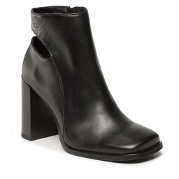 Calvin Klein Jeans Stiefeletten Calvin Klein Jeans Heel Zip Boot Lth YW0YW01070 Triple Black BEH