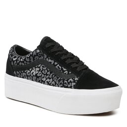 Vans Textilskor Vans Old Skool Stackform VN0009PZYY61 Black/Leopard