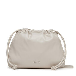 Calvin Klein Jeans Torebka Calvin Klein Jeans Drawstring Crossbody26 LV04K3060G Biały