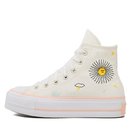 

Кеди Converse Chuck Taylor All Star Lift A03516C Khaki/Off White, Écru