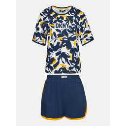 DKNY DKNY Pyjama YI70014 Dunkelblau Regular Fit