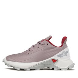 

Взуття Salomon Alphacross Blast J 471184 09 V0 Quail/White/Pearl Blue, Фіолетовий