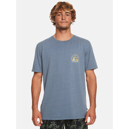 Quiksilver Quiksilver Marškinėliai Cleancircle Tees EQYZT07491 Mėlyna Regular Fit