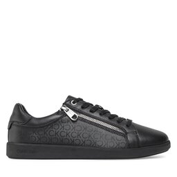 

Снікерcи Calvin Klein Low Top Lace Up W/Zip Mono HM0HM00876 Seasonal Mono Mix 0GK, Чорний