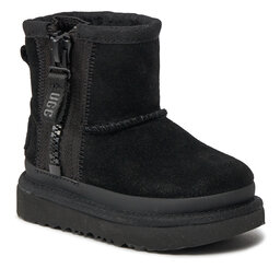 Ugg Boty Ugg T Classic Mini Ziper Tape Logo 1143699T Blk
