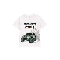 Coccodrillo Coccodrillo Camiseta WC5143206WBK Blanco Regular Fit