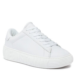 Tommy Jeans Sneakers Tommy Jeans Tjw Leather Cupsole Ess EN0EN02507 White YBS