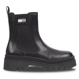 Tommy Jeans Klassische Stiefeletten Tommy Jeans Tjw Fashion Chelsea EN0EN02295 Schwarz