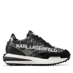 

Снікерcи KARL LAGERFELD KL62928 Black Lthr Textile, Чорний
