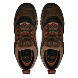 

Трекінгові черевики Keen Ridge Flex Wp M 1024918 Timberwolf/Ketchup, Коричневий